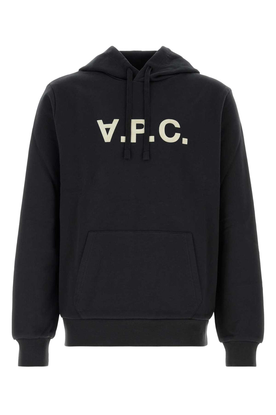 A.P.C. 95% Cotton hoodie in black