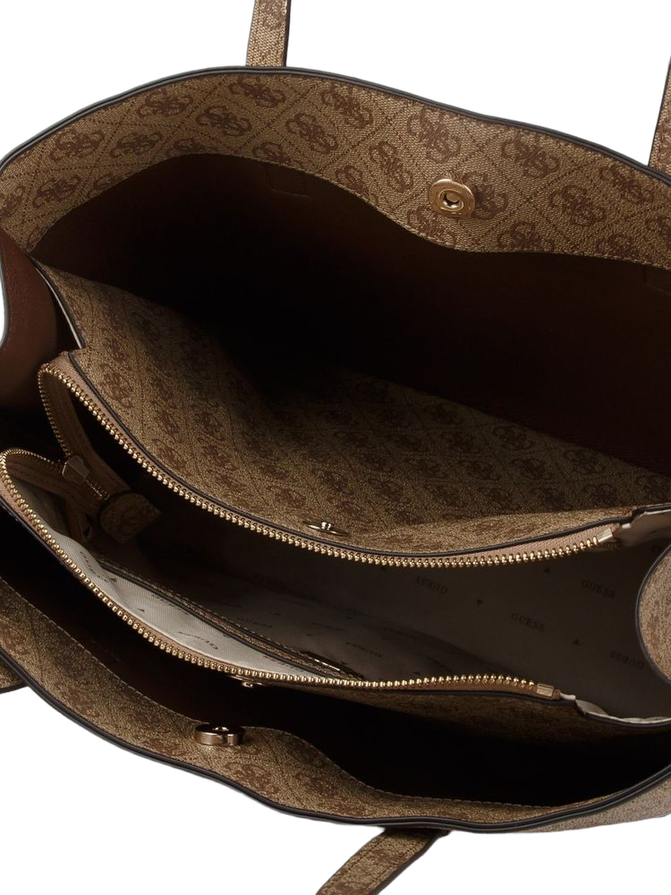 Guess 100% Polyurethane tote bag in beige