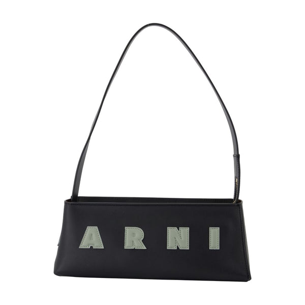 Marni Calfskin shoulder bag in black