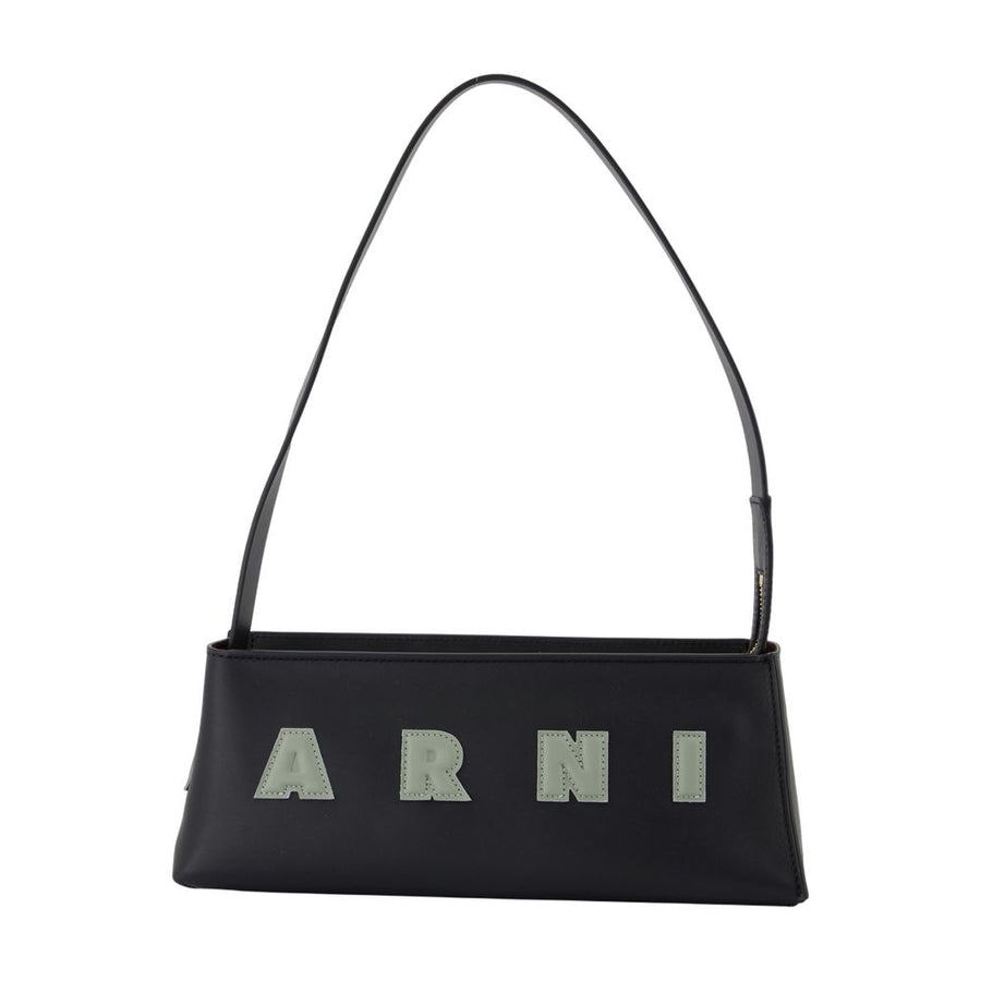 Marni Calfskin shoulder bag in black