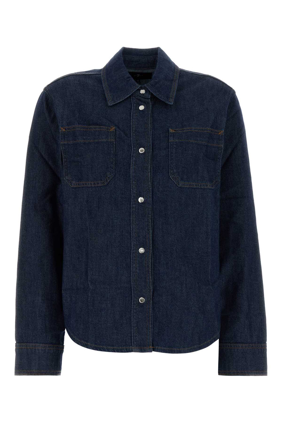 Stretch Denim Shirt Blu Camicie