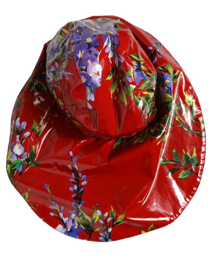 Dolce & Gabbana HAT10004 100% Cotton bucket hat in red