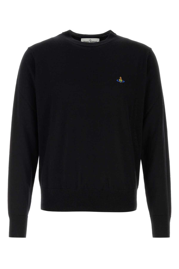 Black Wool Alex Sweater Aw26black Exterior: Maglie