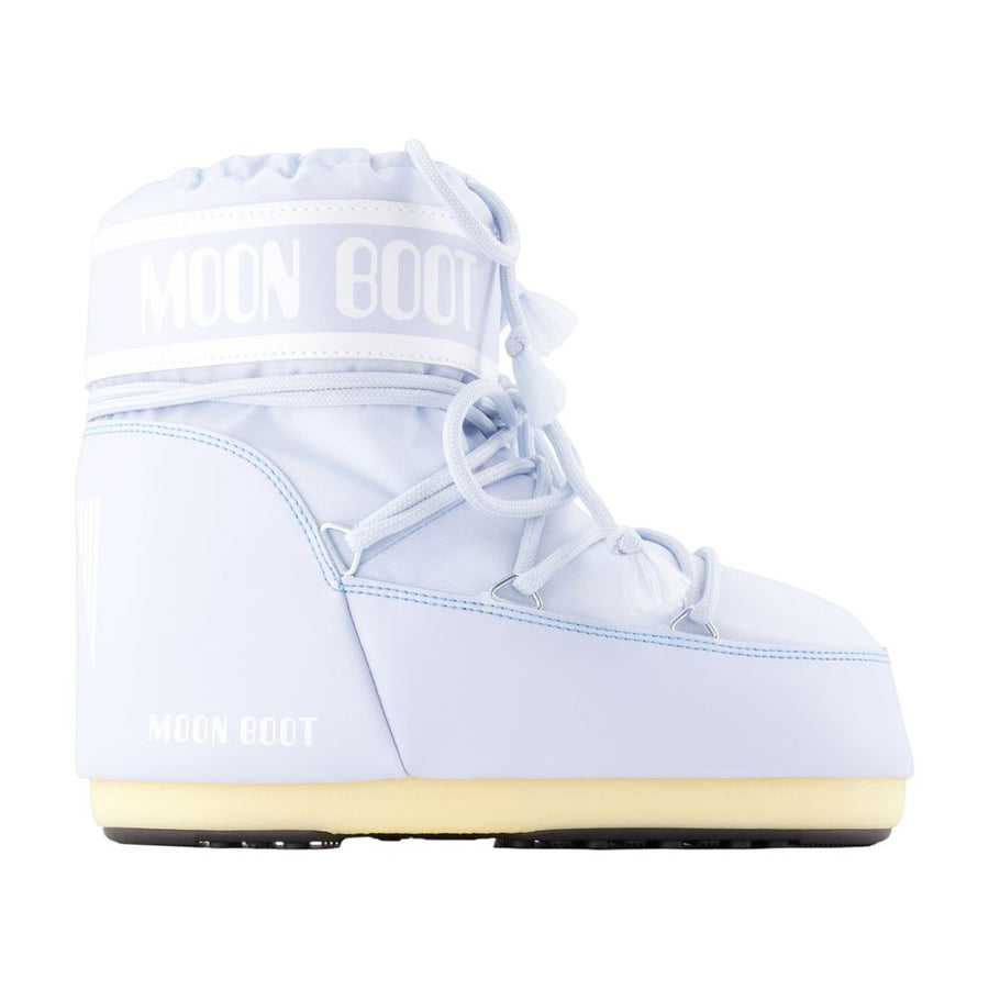 Icon Low Ankle Boots - Moon Synthetic Blue Shoes / Ankle-boots