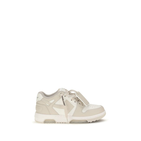Off-White Upper 100% Calf Leather Bos Taurus sneaker in beige