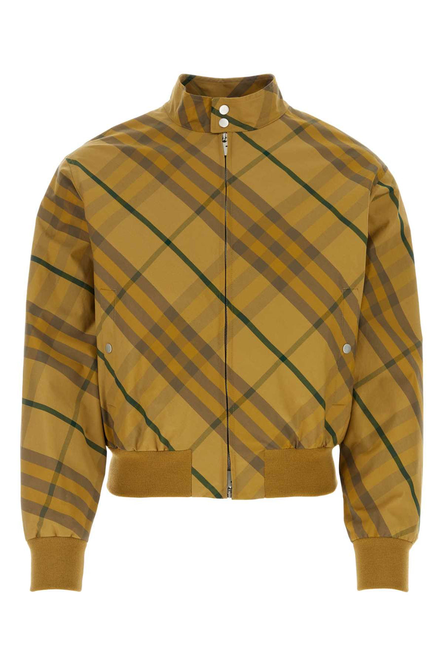 Embroidered Cotton Bomber Jacket Cedaripcheck Giubbini
