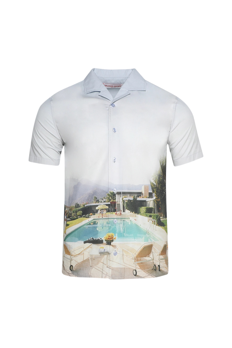Orlebar Brown 100% Organic Cotton shirt in white
