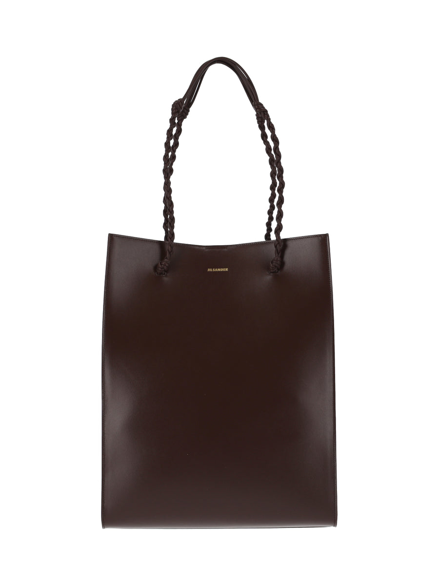 Jil Sander 100% Bovine Leather tote bag in brown