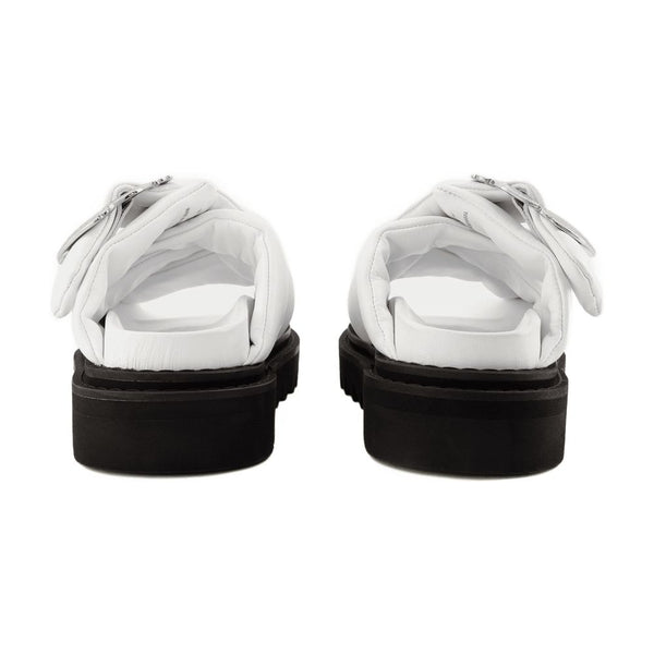 Toga Pulla Leather sandal in white
