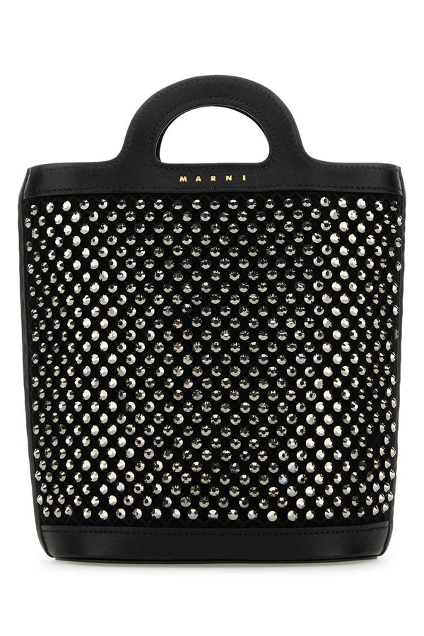 Marni Exterior: 97% Polyester clutch in black