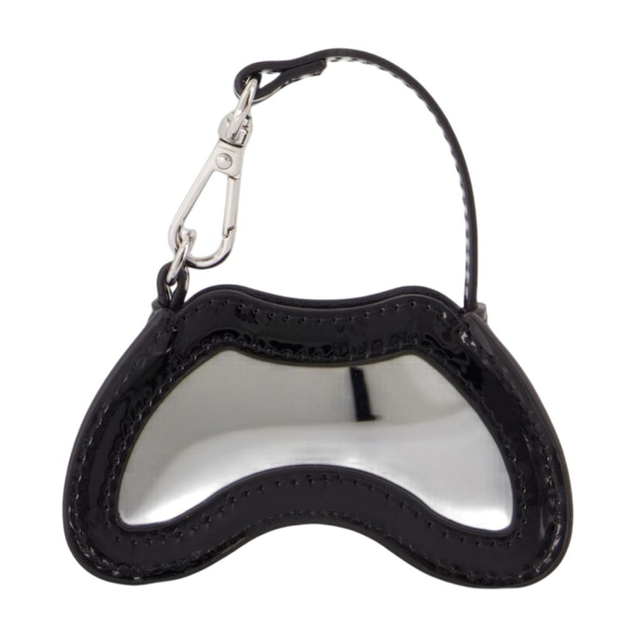 Diesel Faux leather belt buckle in black