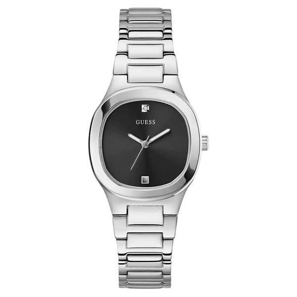 Guess Stainless steel case watch in silver