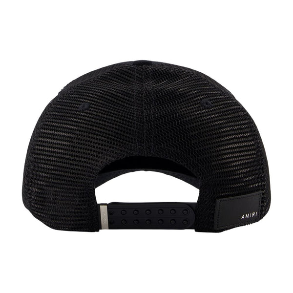 Amiri PXMAH001-001 Cotton trucker cap in black