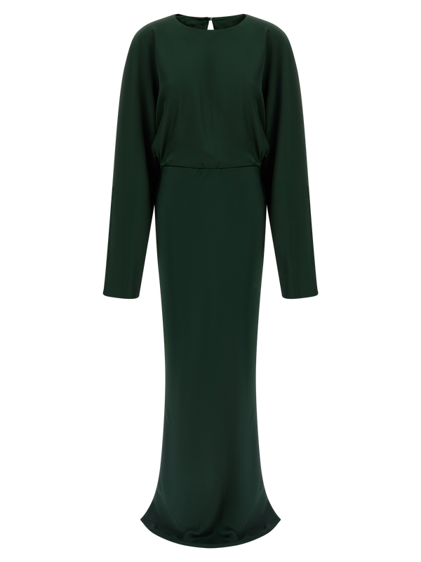 Norma Kamali 100% polyester dress in green