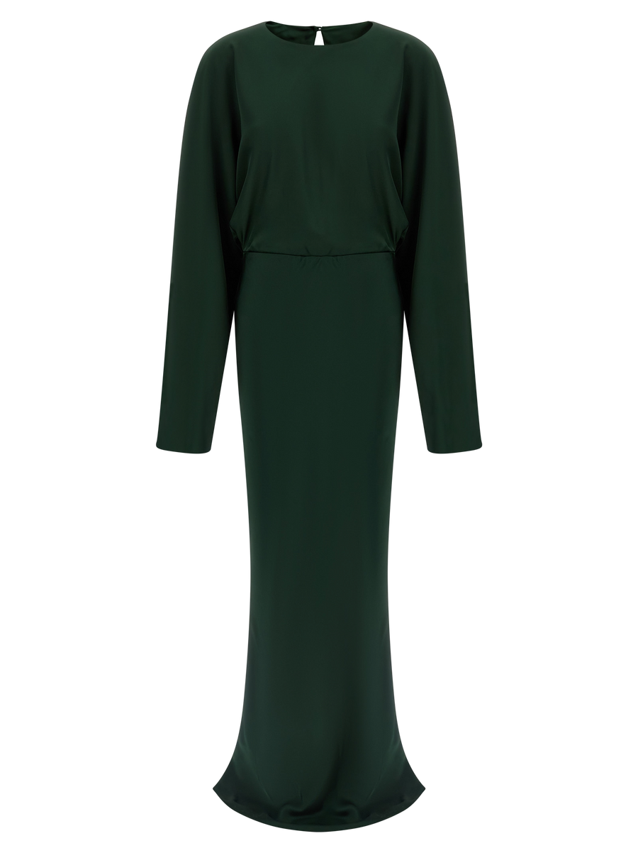 Norma Kamali 100% polyester dress in green