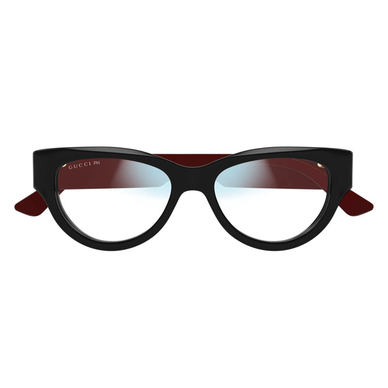 Gucci GG1665S001 Acetate frame; photochromic lenses with blue light protection sunglasses in black