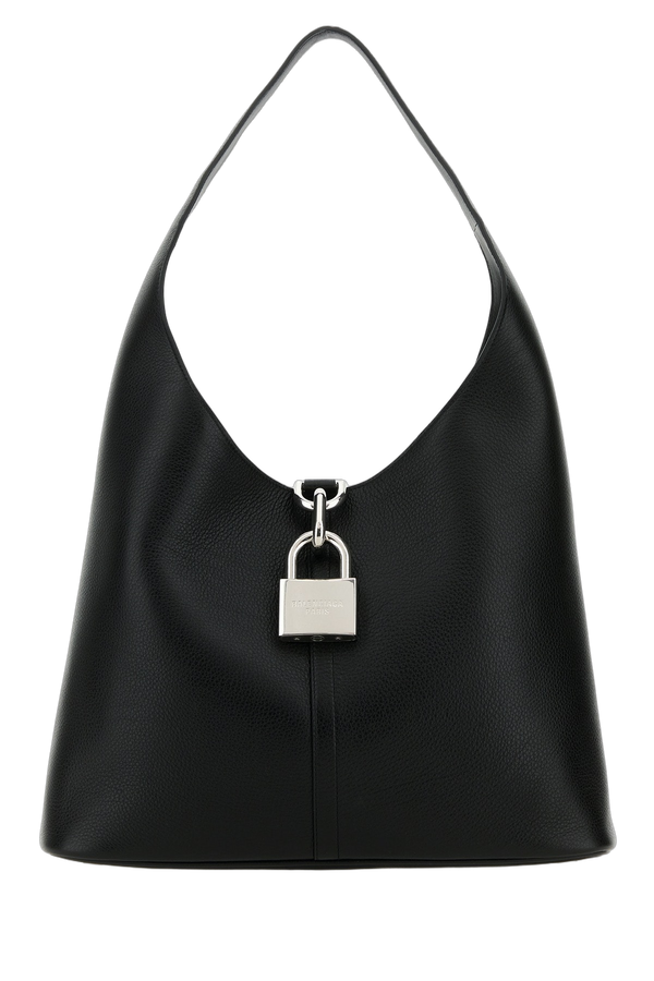 Balenciaga T Domesticated Calf Leather shoulder bag in black