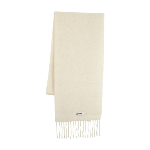 Jacquemus Wool scarf in white
