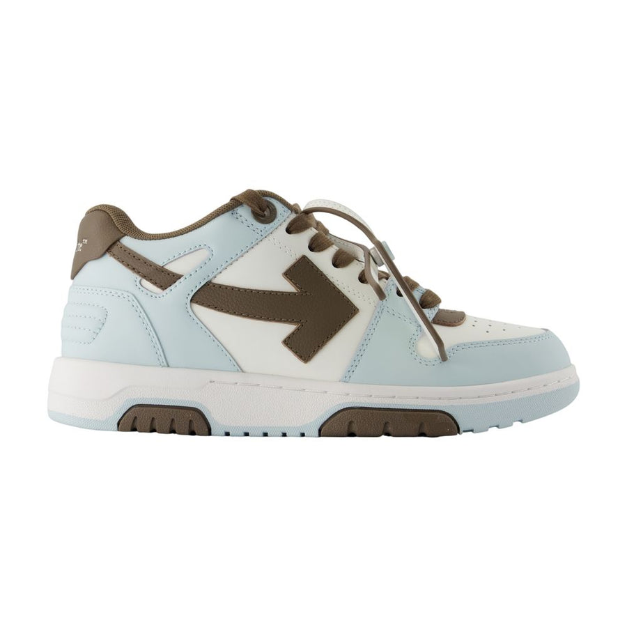 Off-White Off-white leather sneaker in blue