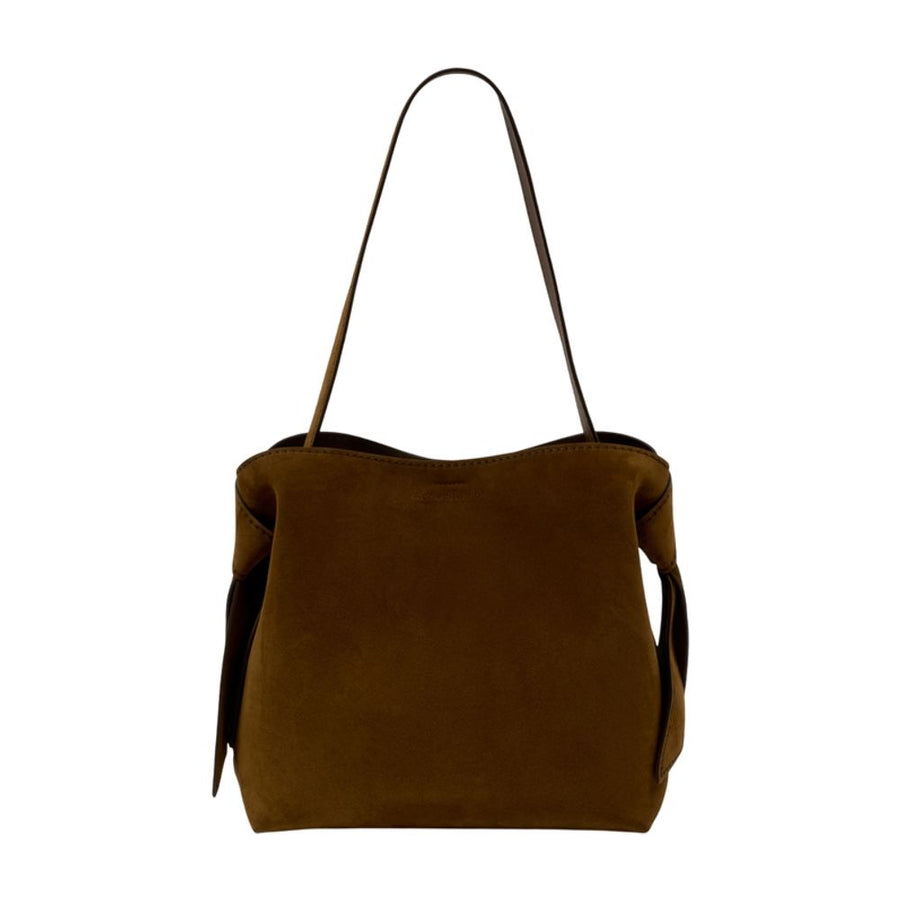 Acne Studios calfskin shoulder bag in brown
