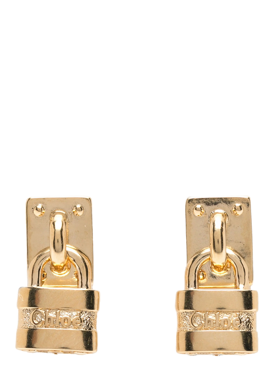 Chloé 100% brass earrings in gold