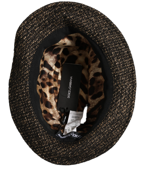 Dolce & Gabbana HAT10001 43% Wool fedora in gray