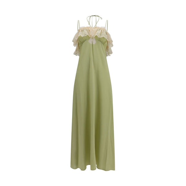 Chloé 100% Silk dress in green
