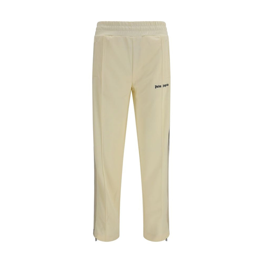 Palm Angels 100% Polyester track pants in beige