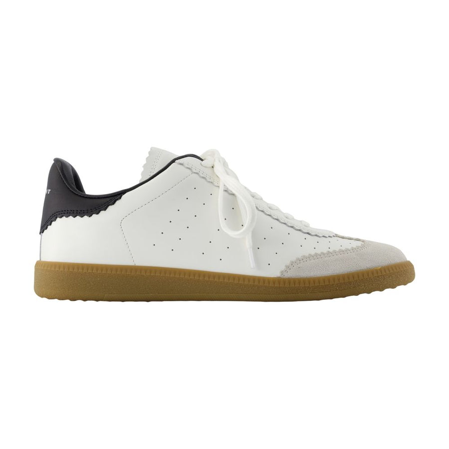 Isabel Marant Calfskin sneaker in white
