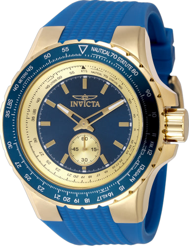 Invicta Stainless steel case watch in gold