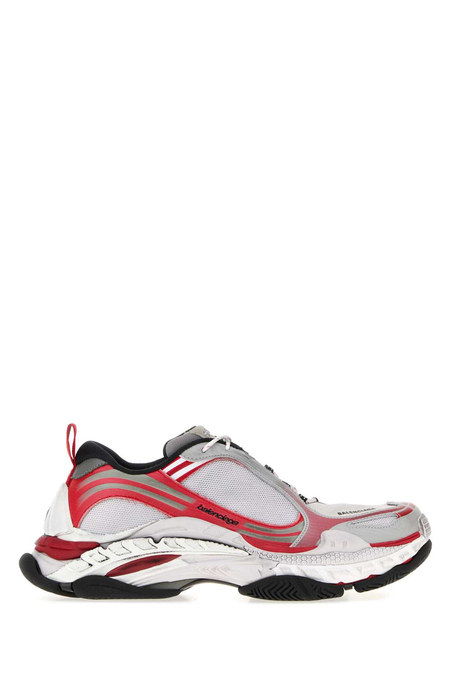 Multicolor Canvas And Rubber Triple S.2 Sneakers Grey Mix/red/wht