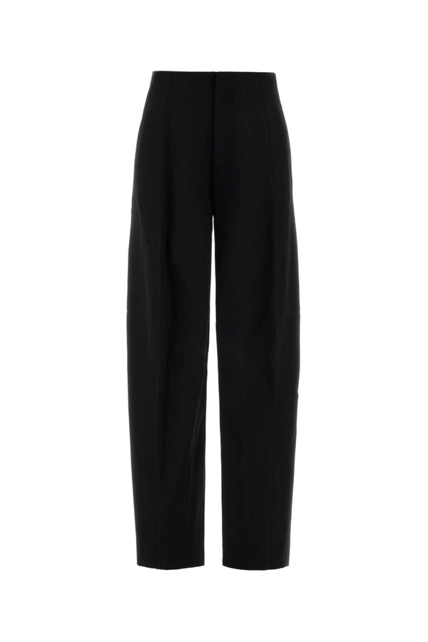 Black Exterior: Virgin Wool Pantaloni