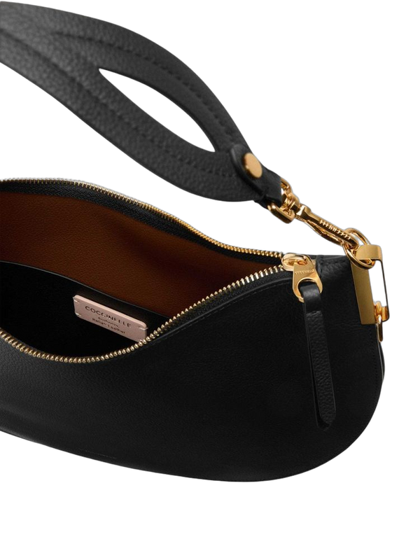 Coccinelle 100% Cowhide shoulder bag in black