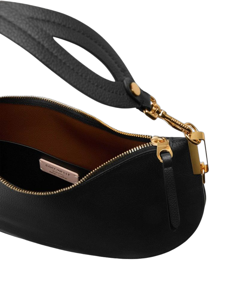 Coccinelle 100% Cowhide shoulder bag in black