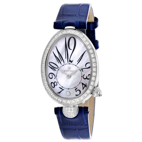 Christian Van Sant Stainless steel case watch in white