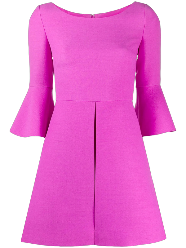 Valentino Virgin wool-silk blend dress in pink