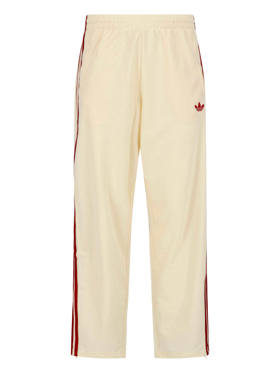 Adidas 100% Recycled Polyester trousers in cream