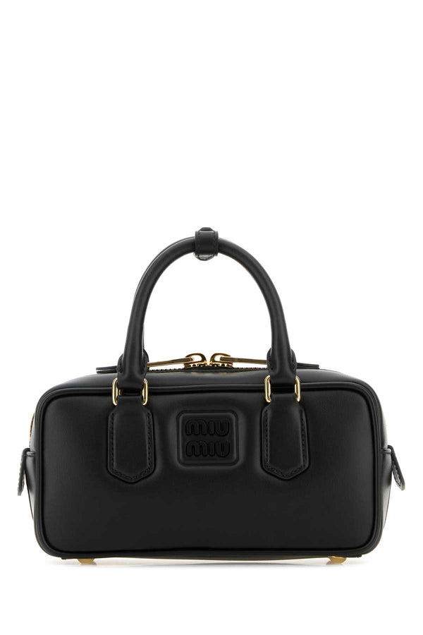 Miu Miu 100% Vitello top handle bag in black