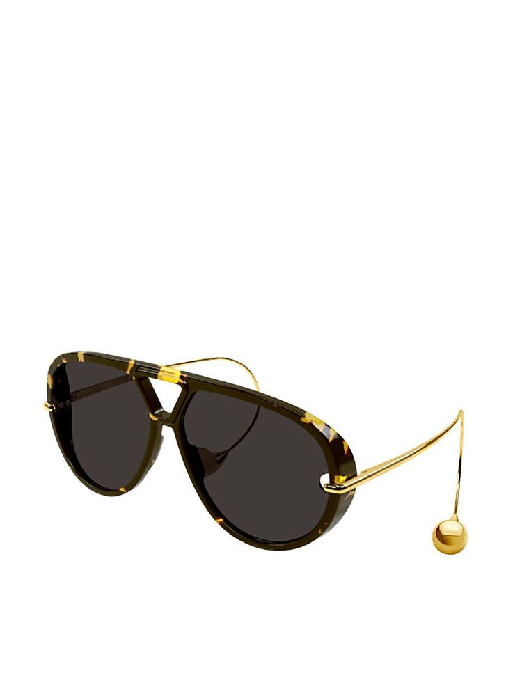 Bottega Veneta BV1273S Recycled Acetate frame sunglasses in havana