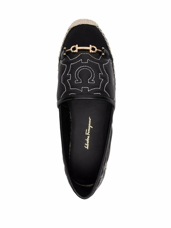 Ferragamo Leather loafer in black