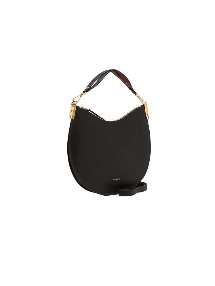 Coccinelle 100% Cowhide shoulder bag in black
