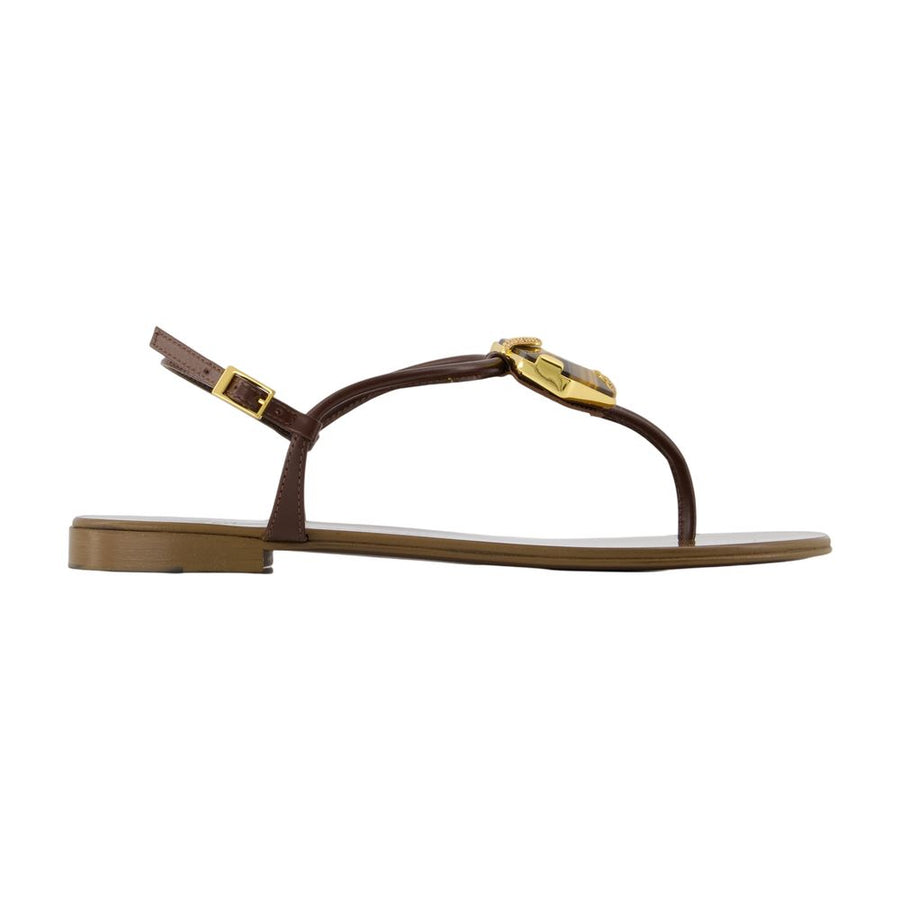 Giuseppe Zanotti calfskin sandal in brown