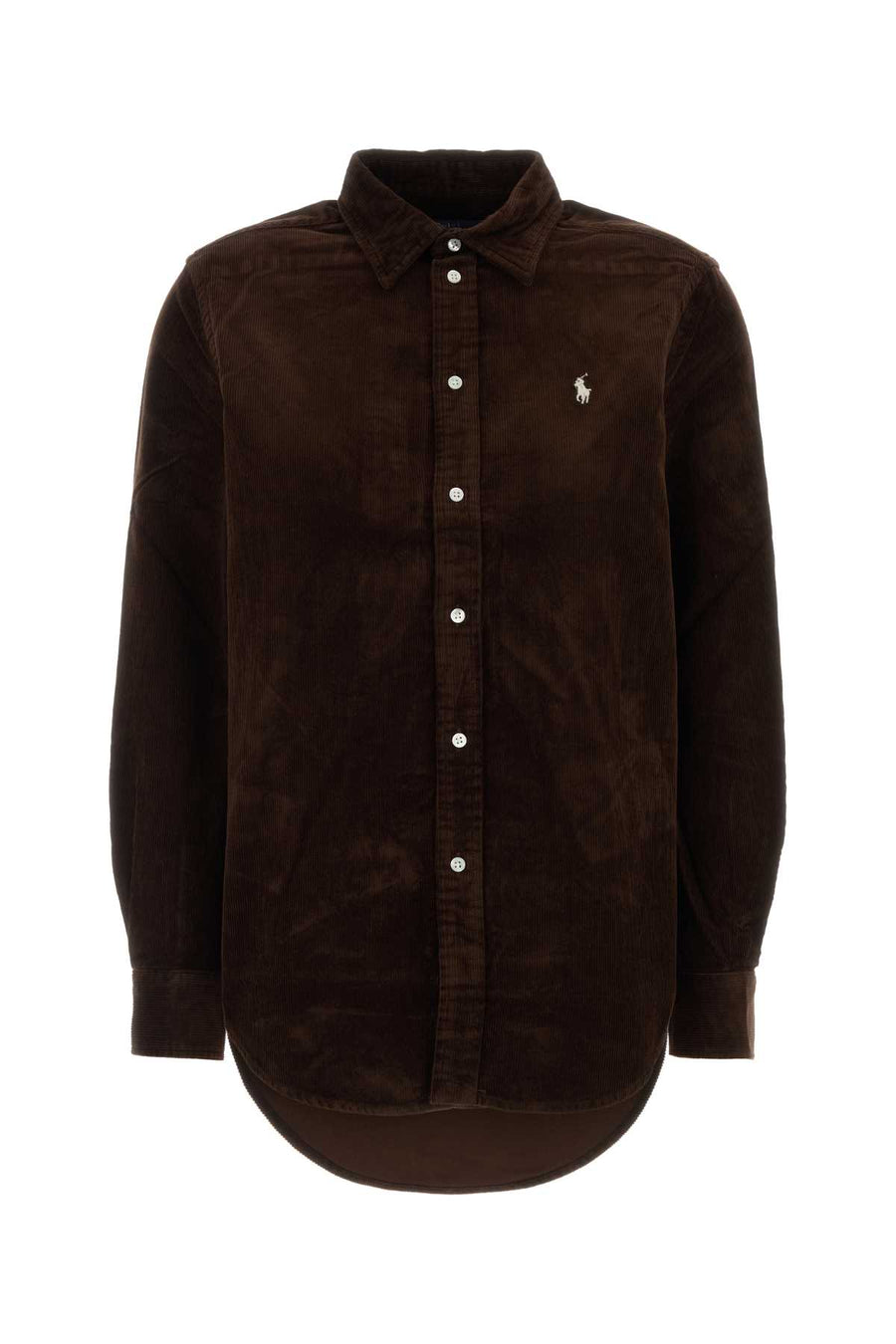 Chocolate Corduroy Shirt Darkbrown Exterior: Cotton Camicie
