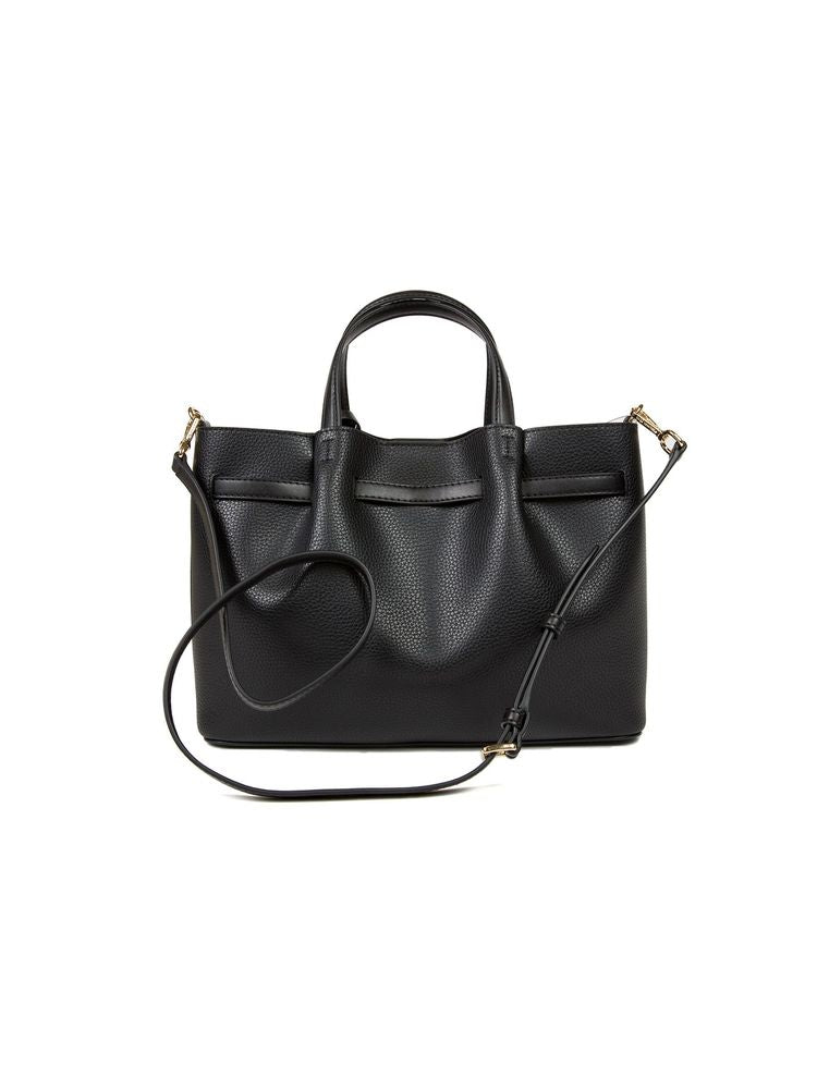 Michael Kors Cowhide satchel bag in black