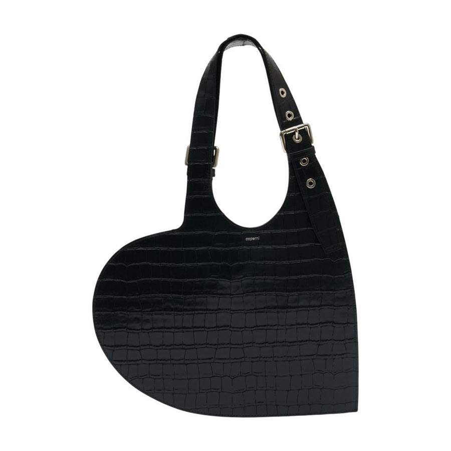 Coperni Calfskin shoulder bag in black