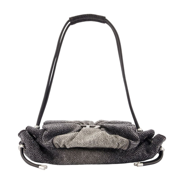 Scrunch-D Small Shoulder Bag - Diesel Cotton Grey / Shoulder-hobo-bags
