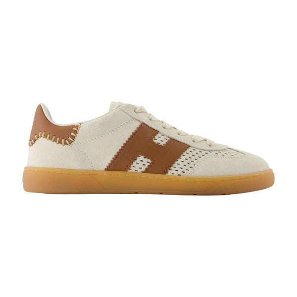 Hogan Calfskin sneaker in beige