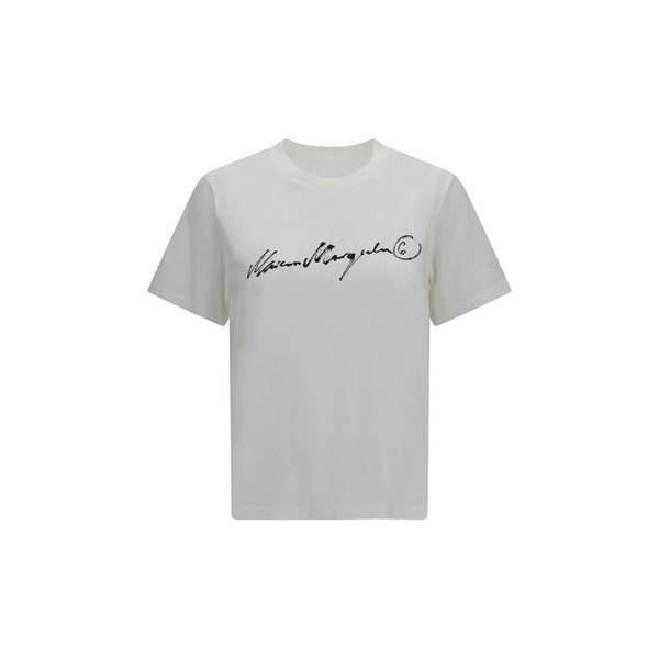 MM6 Maison Margiela 100% Cotton t-shirt in white