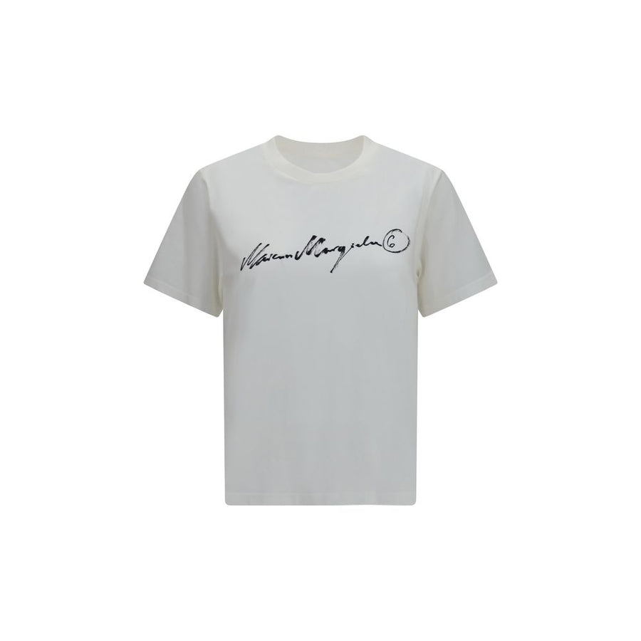 MM6 Maison Margiela 100% Cotton t-shirt in white