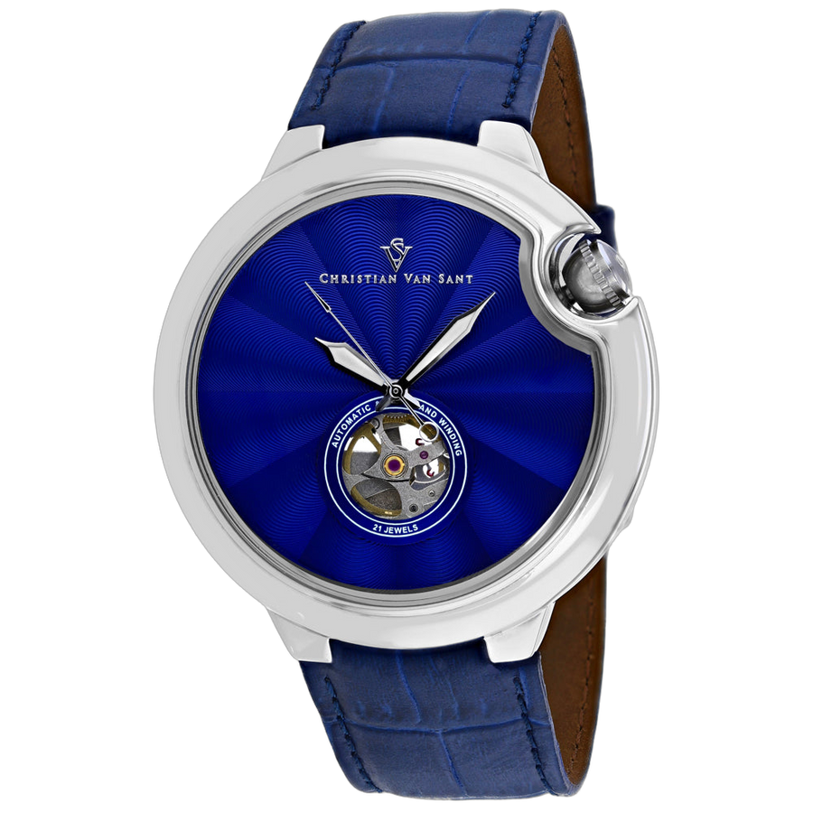 Christian Van Sant Stainless steel case watch in blue